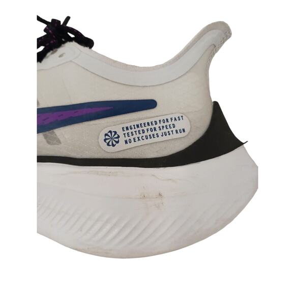 Nike Zoom Gravity Running‎ Shoes Women’s Sz 9 White Gray Black Purple Run Track main image 12